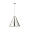 Z-Lite Eaton 1 Light Pendant, Polished Nickel & Polished Nickel 6011P24-PN - alternate 3